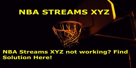 free nba streams xyz